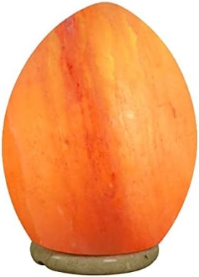 Egg Shape Himalayan Salt Lamp Pink Rock Crystal Light