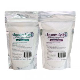 Epsom Salts + Eucalyptus 500gms & Epsom Salts + Lavender 500gms