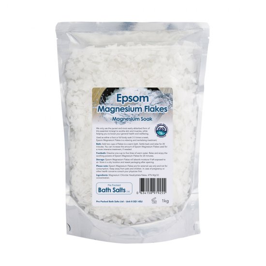 Epsom Magnesium Flakes - 1Kg