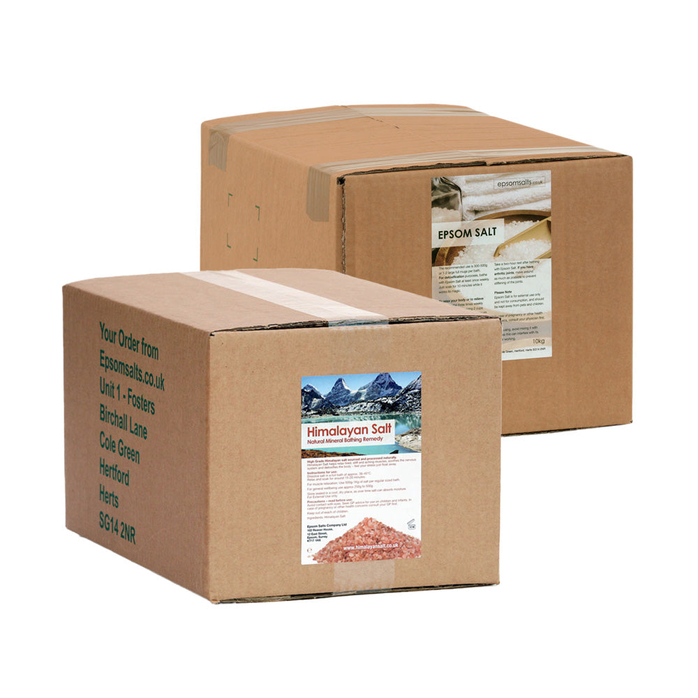 10kg Epsom Salts &amp; 10kg Himalayan Salt Bundle Deal