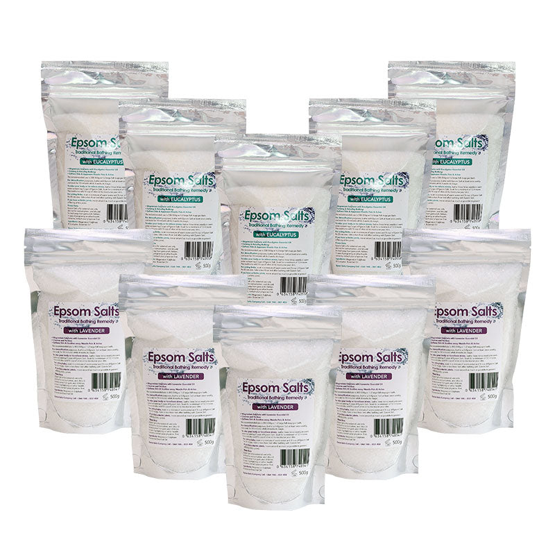 Epsom Salts + Eucalyptus & Epsom Salts + Lavender